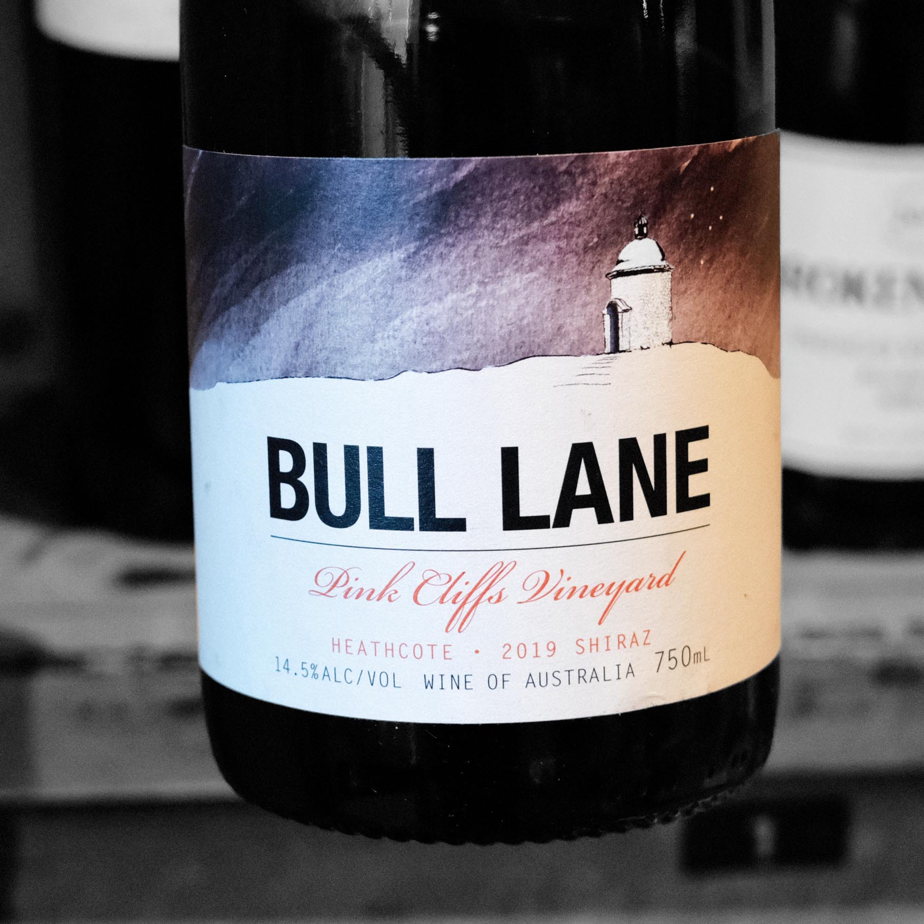 Bull Lane Pink Cliffs Vineyard Shiraz 2019, Heathcote