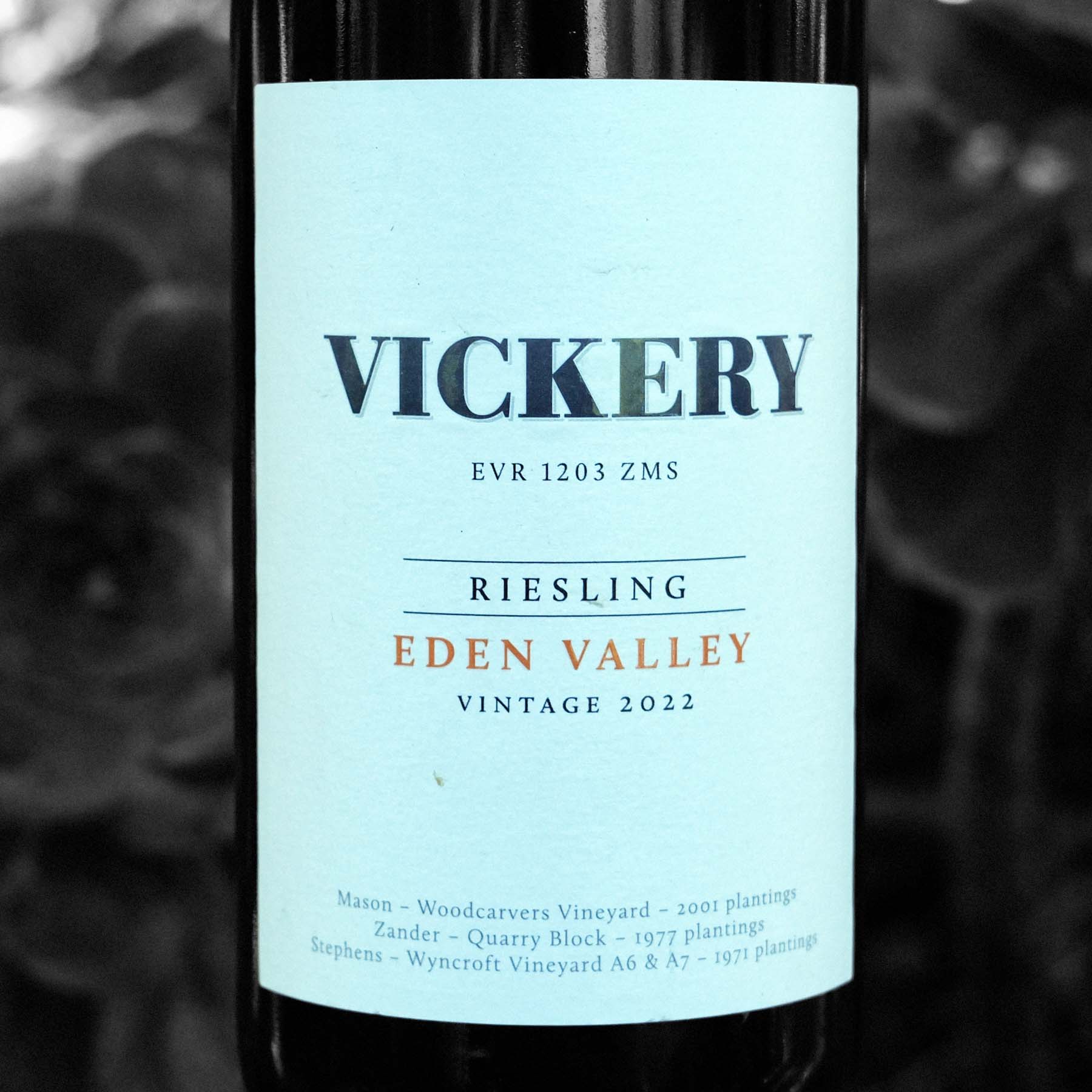 Vickery Riesling EVR 1203 ZMS 2022&nbsp;Eden Valley, SA