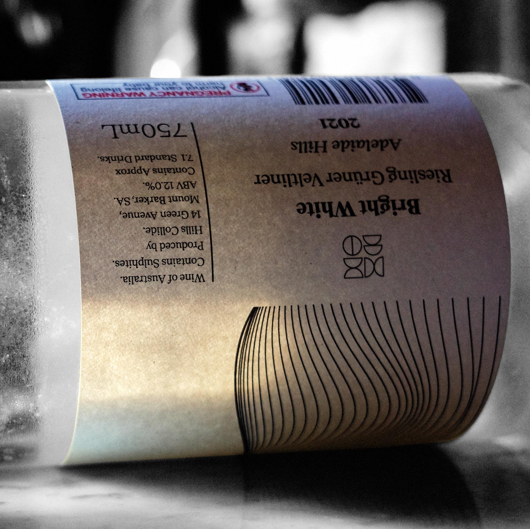 Hills Collide Bright White Riesling Grüner 2021, Adelaide Hills